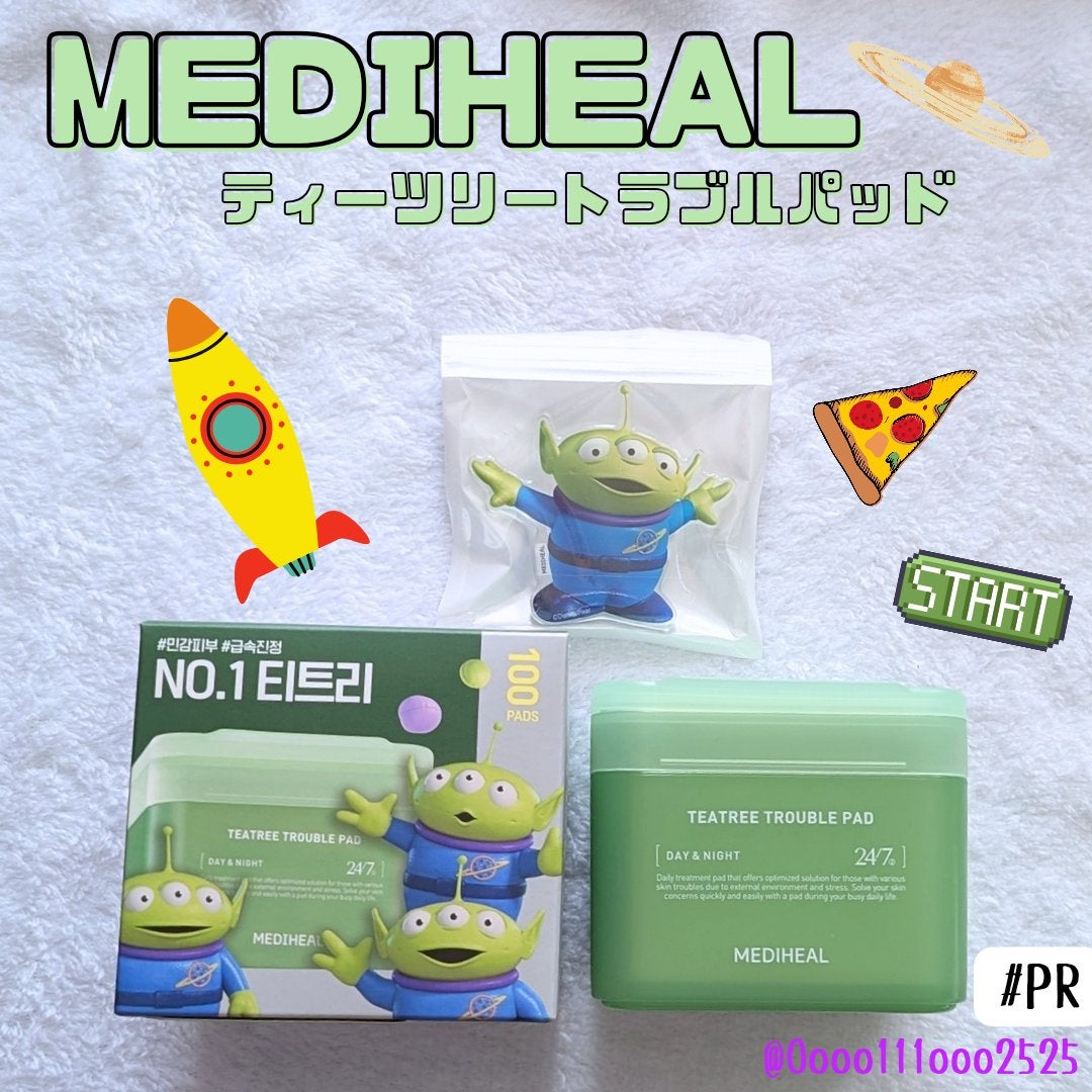 ティーツリー トラブルパッド/MEDIHEAL/トナーパッドを使ったクチコミ(1枚目)