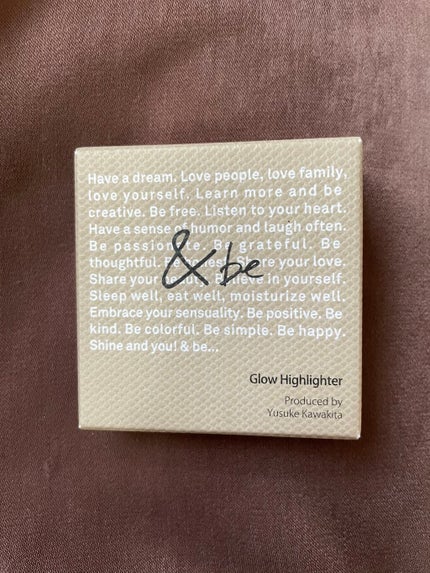 &be グロウハイライター/&be/クリームハイライトを使ったクチコミ(1枚目)