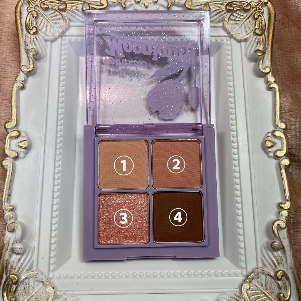 ネオンムーンベターザンアイズ /rom&nd/アイシャドウパレットを使ったクチコミ(2枚目)