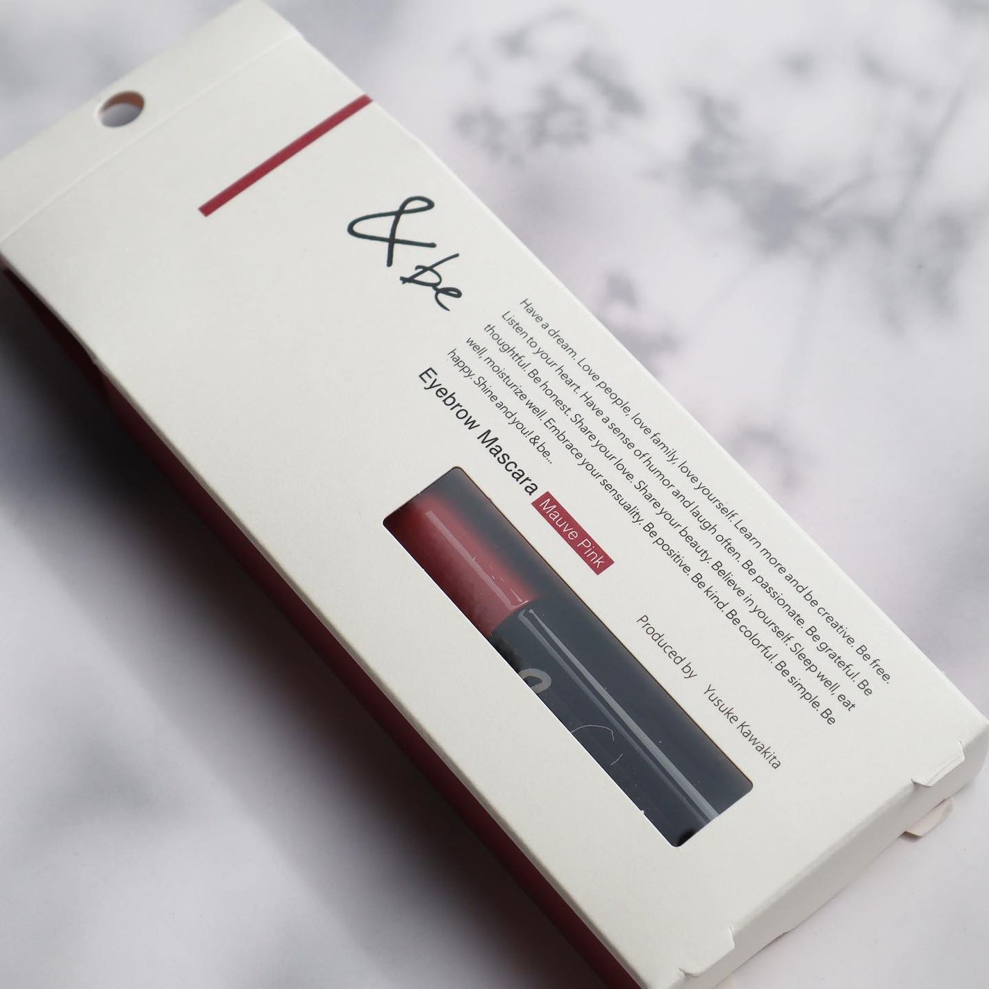 ぴー on LIPS 「..#andbeアイブロウマスカラ/モーヴピンク1,320円(..」(5枚目)