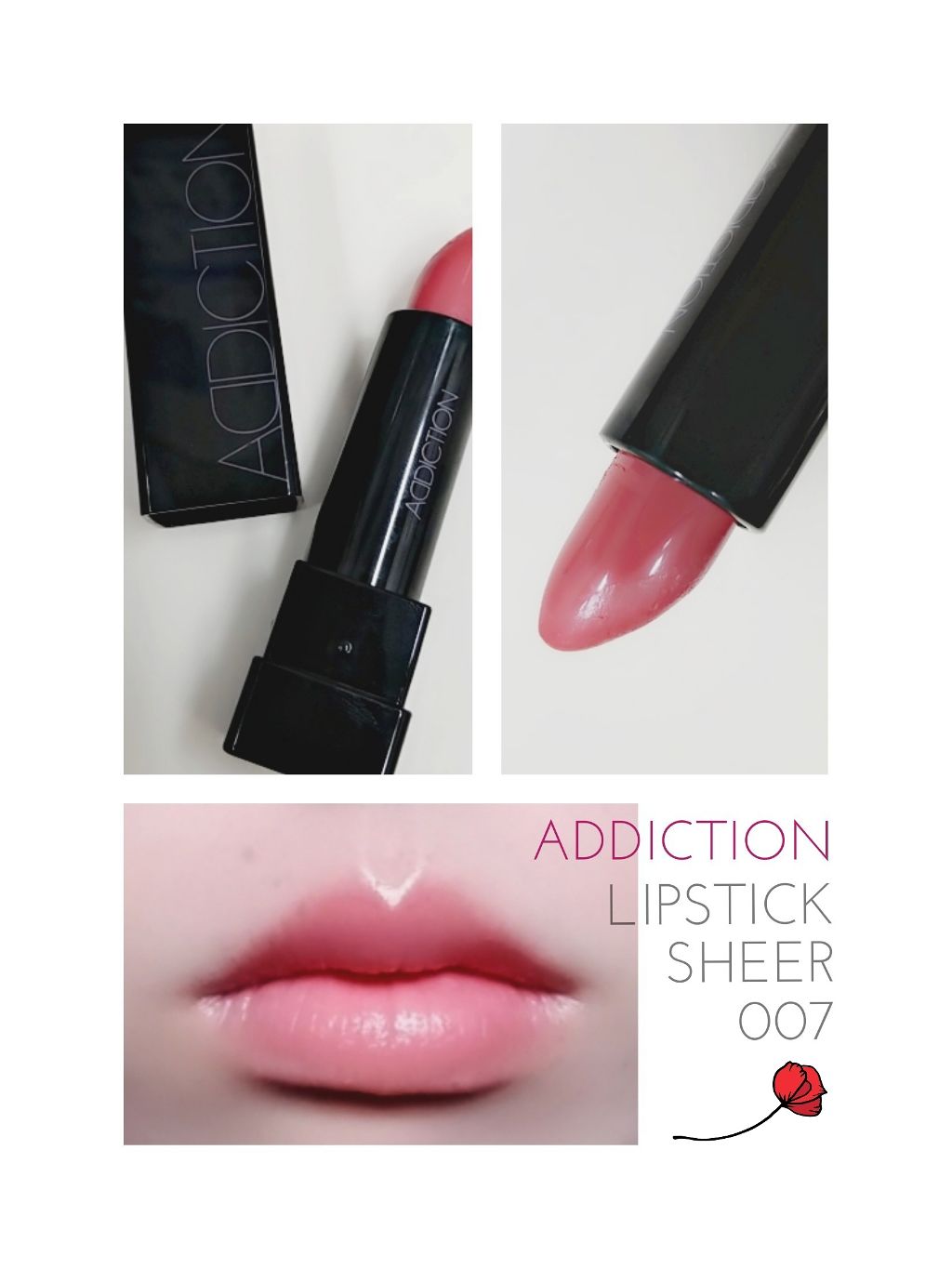アディクション ザ リップスティック シアー/ADDICTION/口紅を使ったクチコミ(1枚目)
