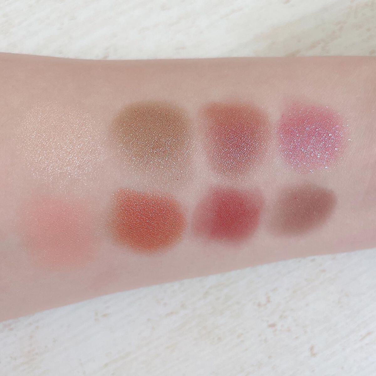 ウォーム メモリーズ アイシャドウパレット/RMK/アイシャドウパレットを使ったクチコミ(7枚目)