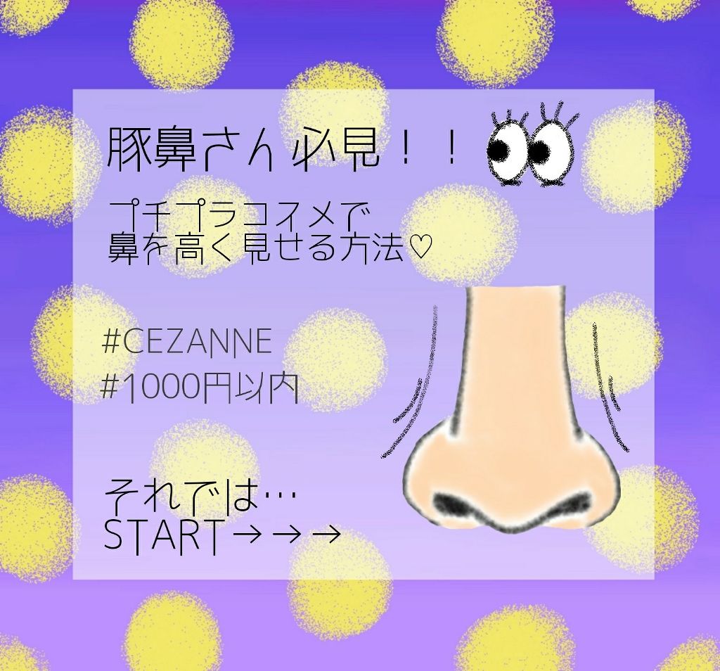 ノーズ&アイブロウパウダー/CEZANNE/パウダーアイブロウを使ったクチコミ(1枚目)