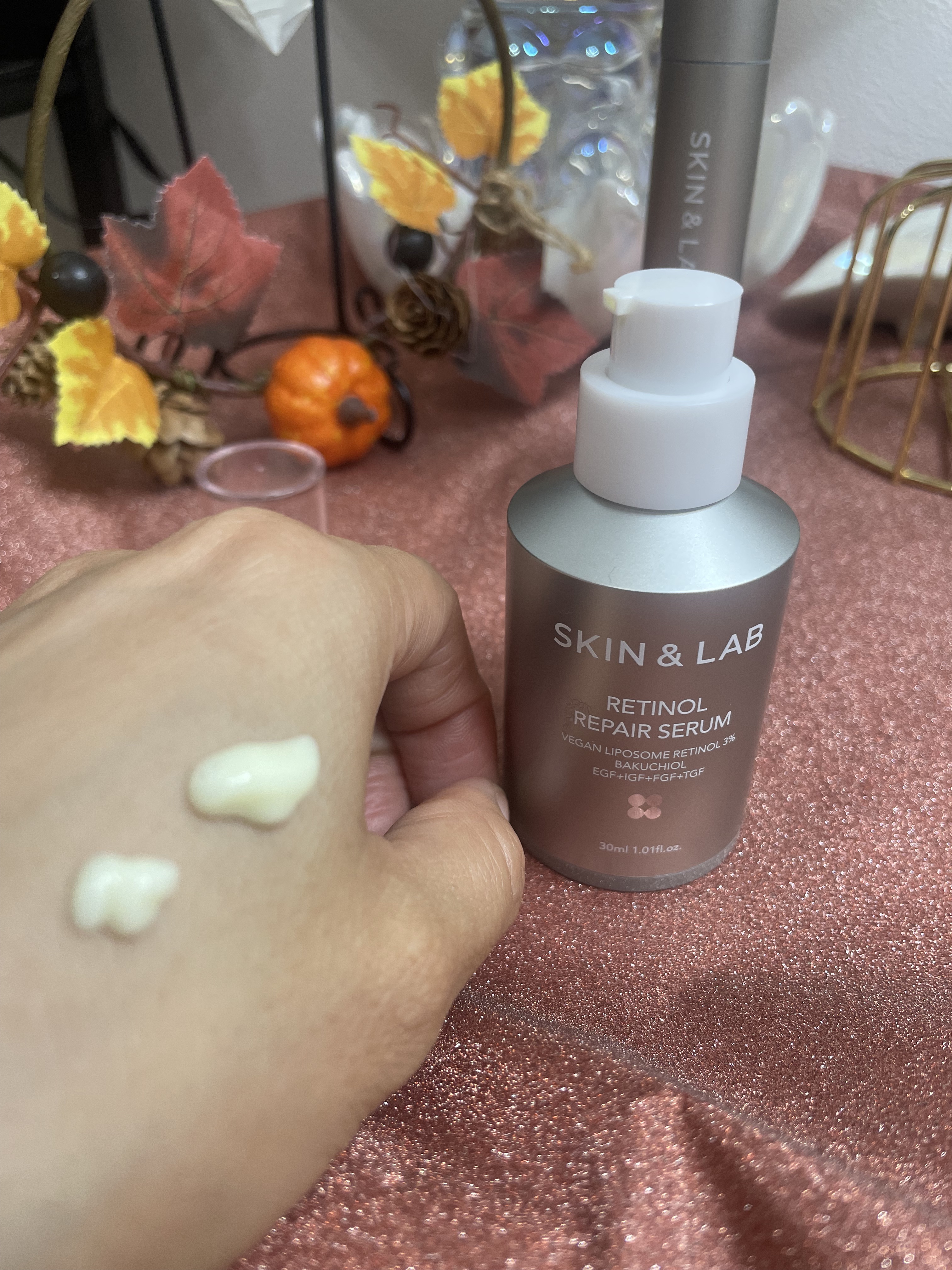 ヴィーガンリポソームレチノールセラム/SKIN&LAB/美容液を使ったクチコミ（2枚目）