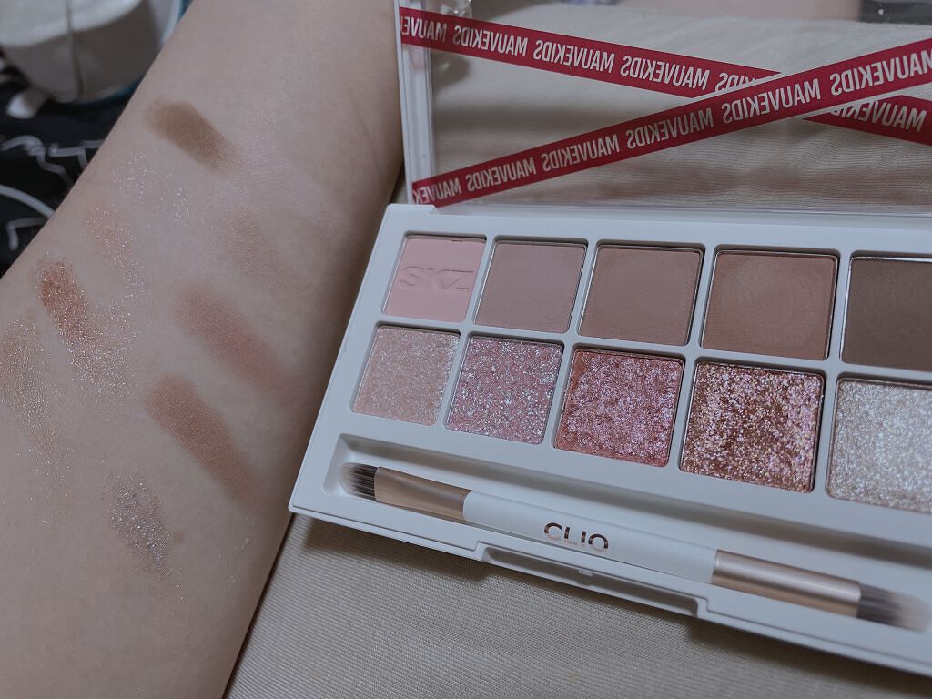 straykids限定カラープロアイパレット/CLIO/アイシャドウパレットを使ったクチコミ（2枚目）