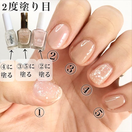 カラフルネイルズ/キャンメイク/マニキュアを使ったクチコミ(4枚目)