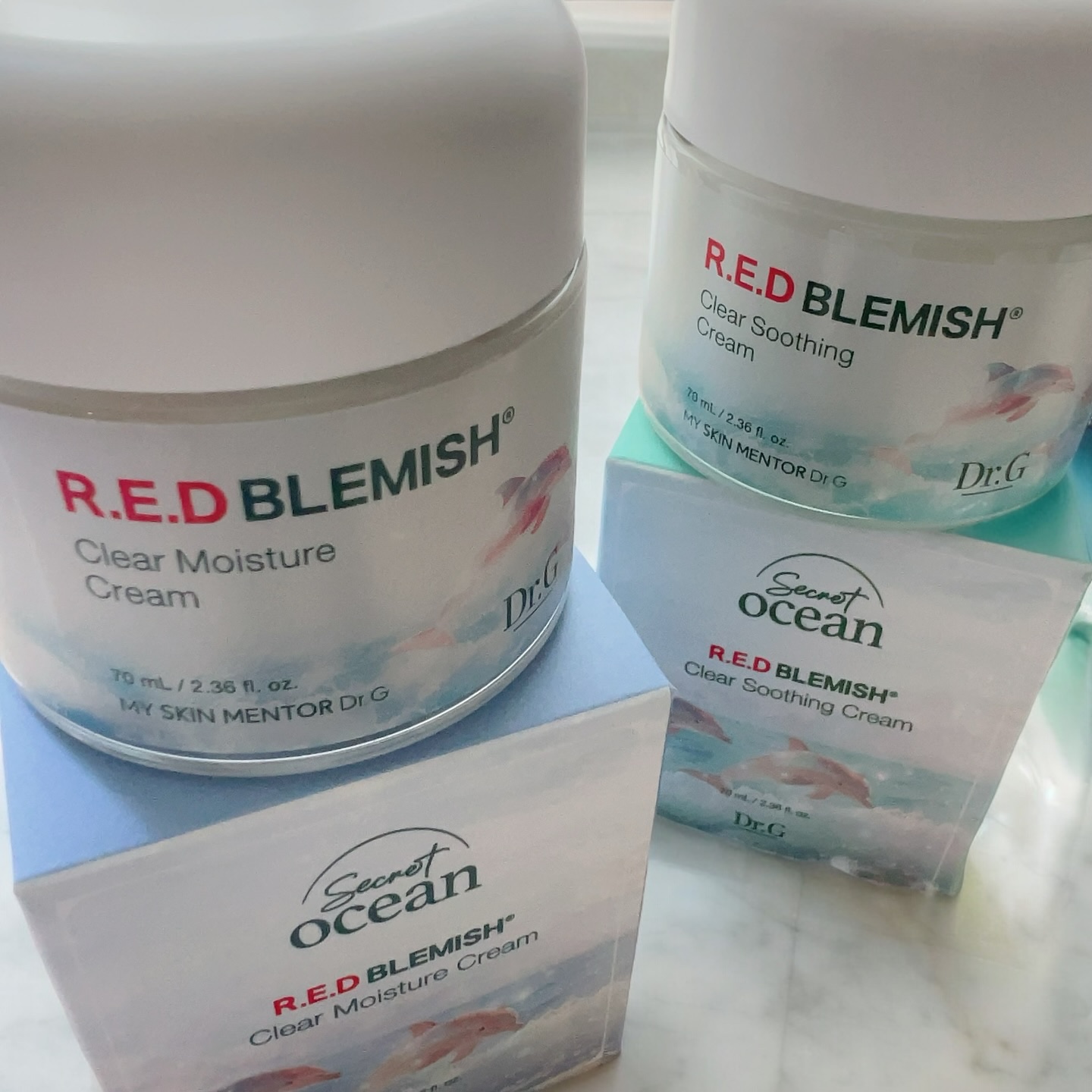 レッドブレミッシュ クリアスージングクリーム/Dr.G/フェイスクリームを使ったクチコミ（3枚目）