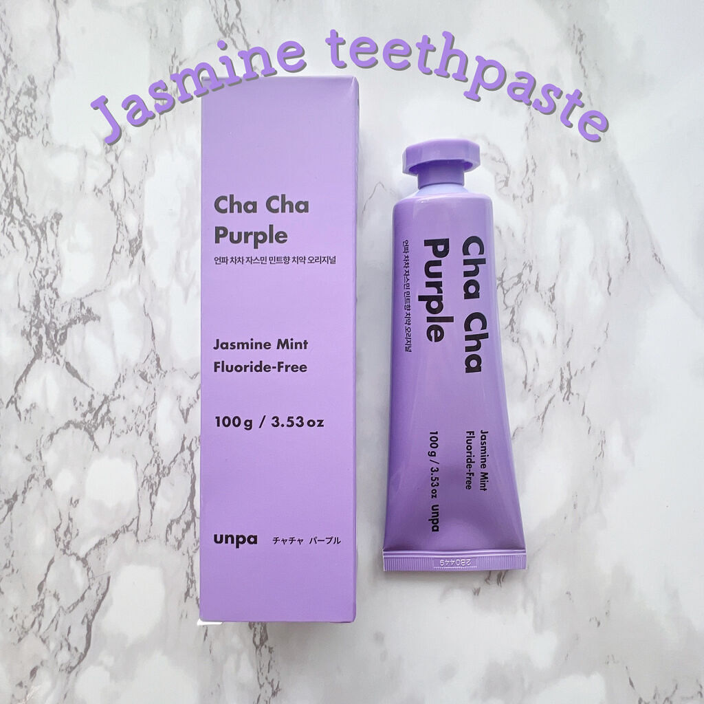 Cha Cha Charcoal Jasmin Mint Toothpaste/chacha/歯磨き粉を使ったクチコミ（1枚目）