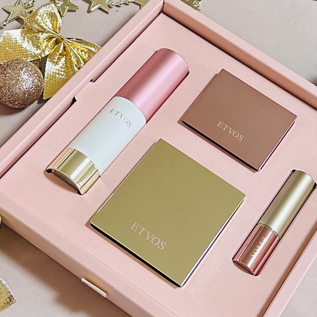 ホリデーコフレ2023〈ジョイピンク〉/エトヴォス/メイクアップキットを使ったクチコミ(2枚目)