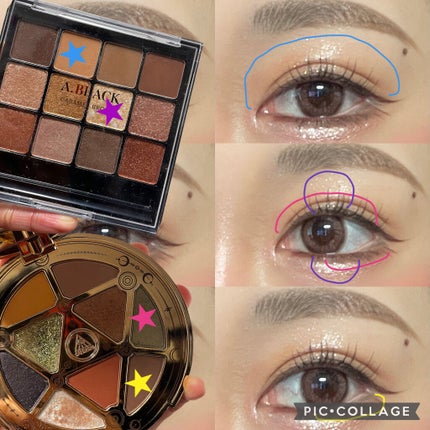 グラムチェンジマルチパレット/A.BLACK/マルチパレットを使ったクチコミ(3枚目)