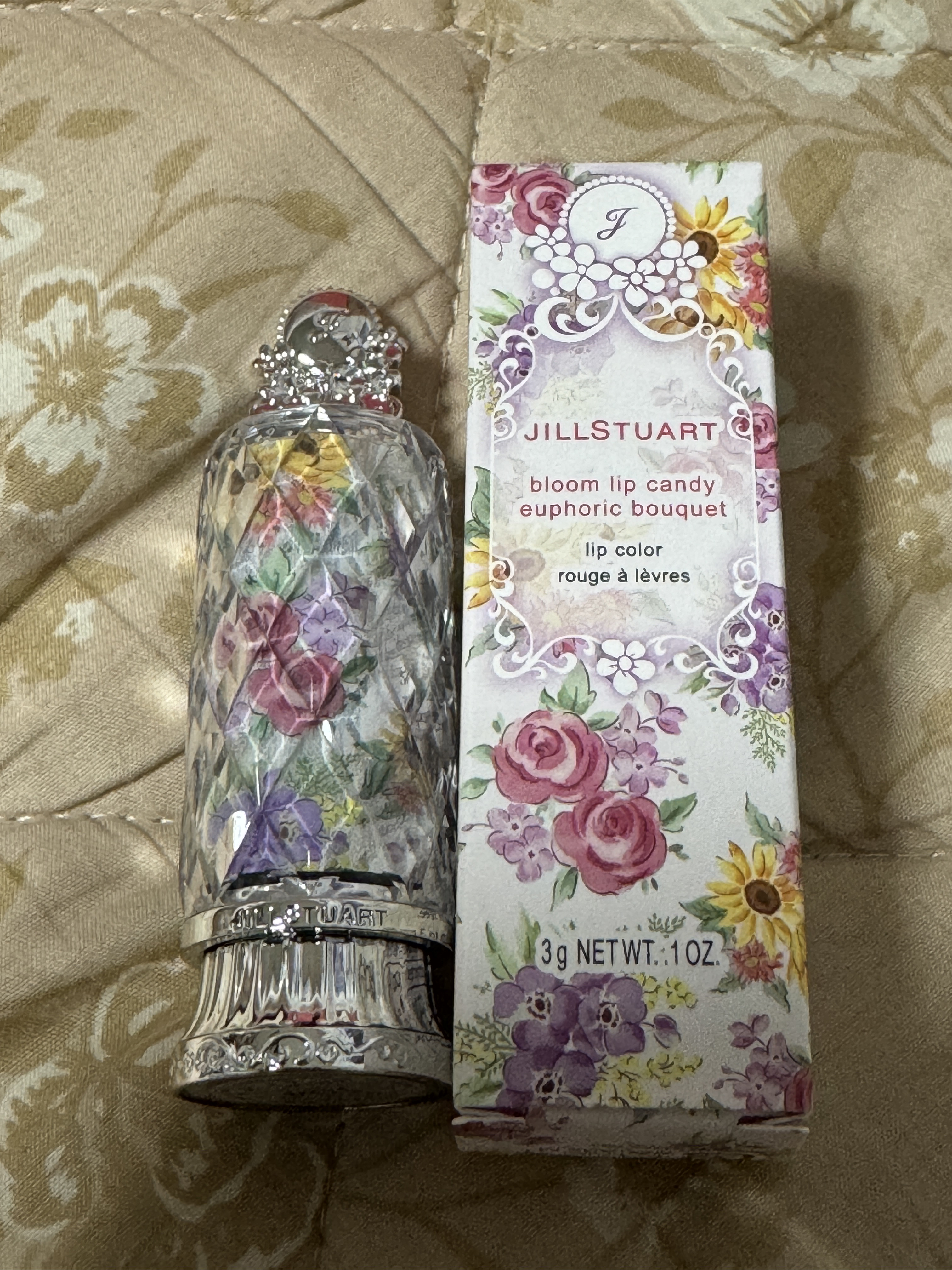 ジルスチュアート ブルーム リップ キャンディ ユーフォリックブーケ 104 cheerful euphoric bouquet/JILL STUART/口紅を使ったクチコミ（2枚目）