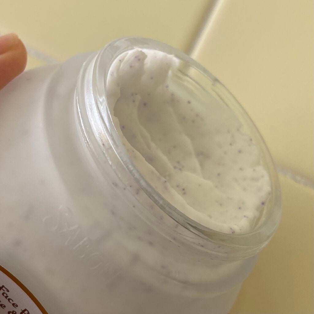 フェイスポリッシャー リラクシング(ラベンダー)/SABON/スクラブ・ゴマージュを使ったクチコミ(2枚目)