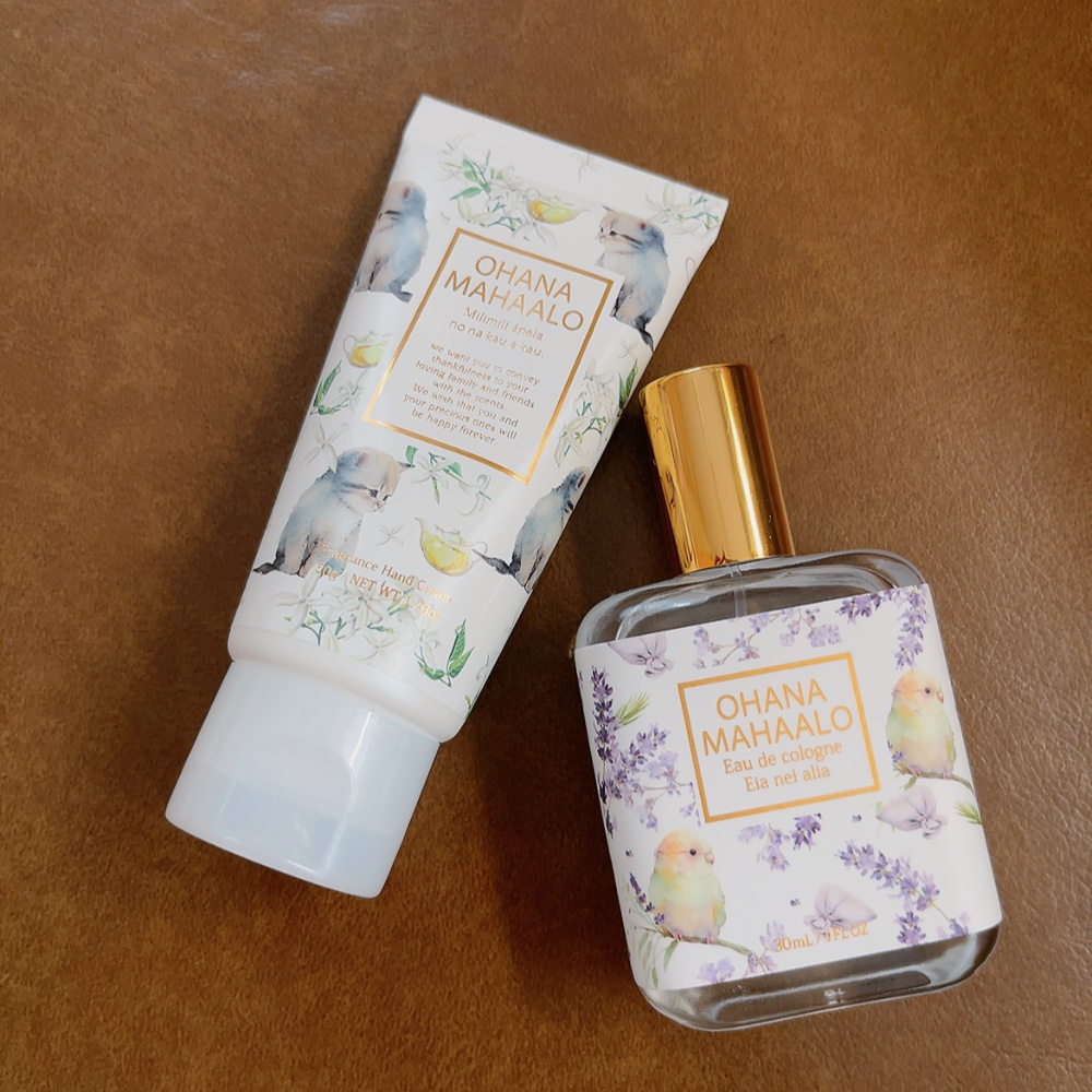 OHANA MAHAALO オハナ・マハロ オーデコロン 〈エイアネイ アリア〉のクチコミ「オハナマハロ限定新作ライン。凛とした爽やかな初夏のラベンダー。

【オハナ・マハロ オーデコロ.....」（2枚目）