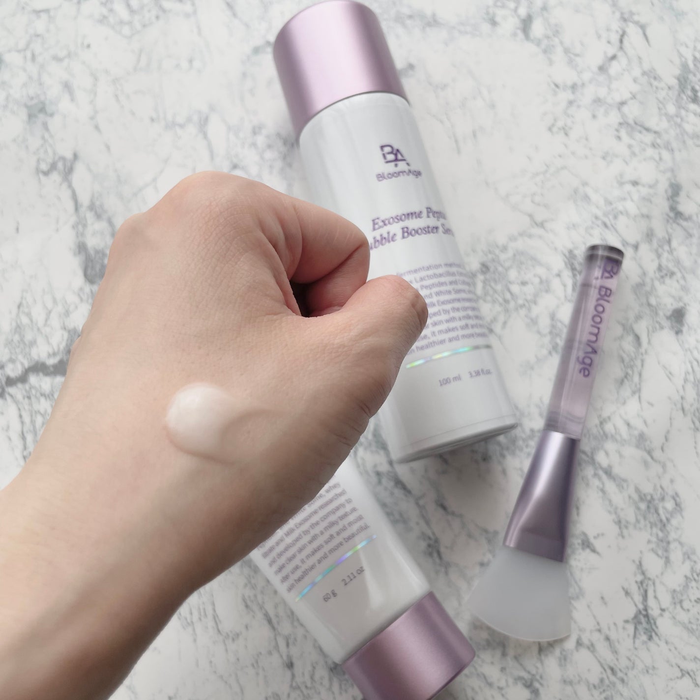 エクソソーム ペプチド グロウ パック/BloomAge/美容液を使ったクチコミ(2枚目)