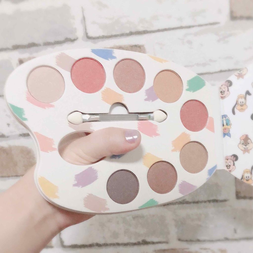 ミッキー&フレンズ アイシャドウ Play With Color/ディズニーストア/アイシャドウパレットを使ったクチコミ（2枚目）