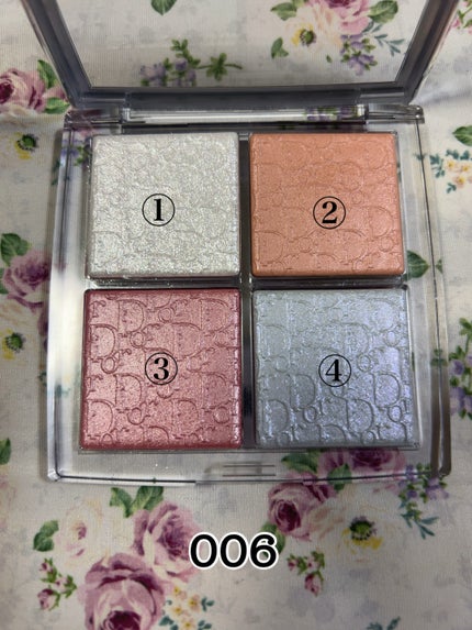 ディオール バックステージ フェイス グロウ パレット/Dior/ハイライトを使ったクチコミ(3枚目)