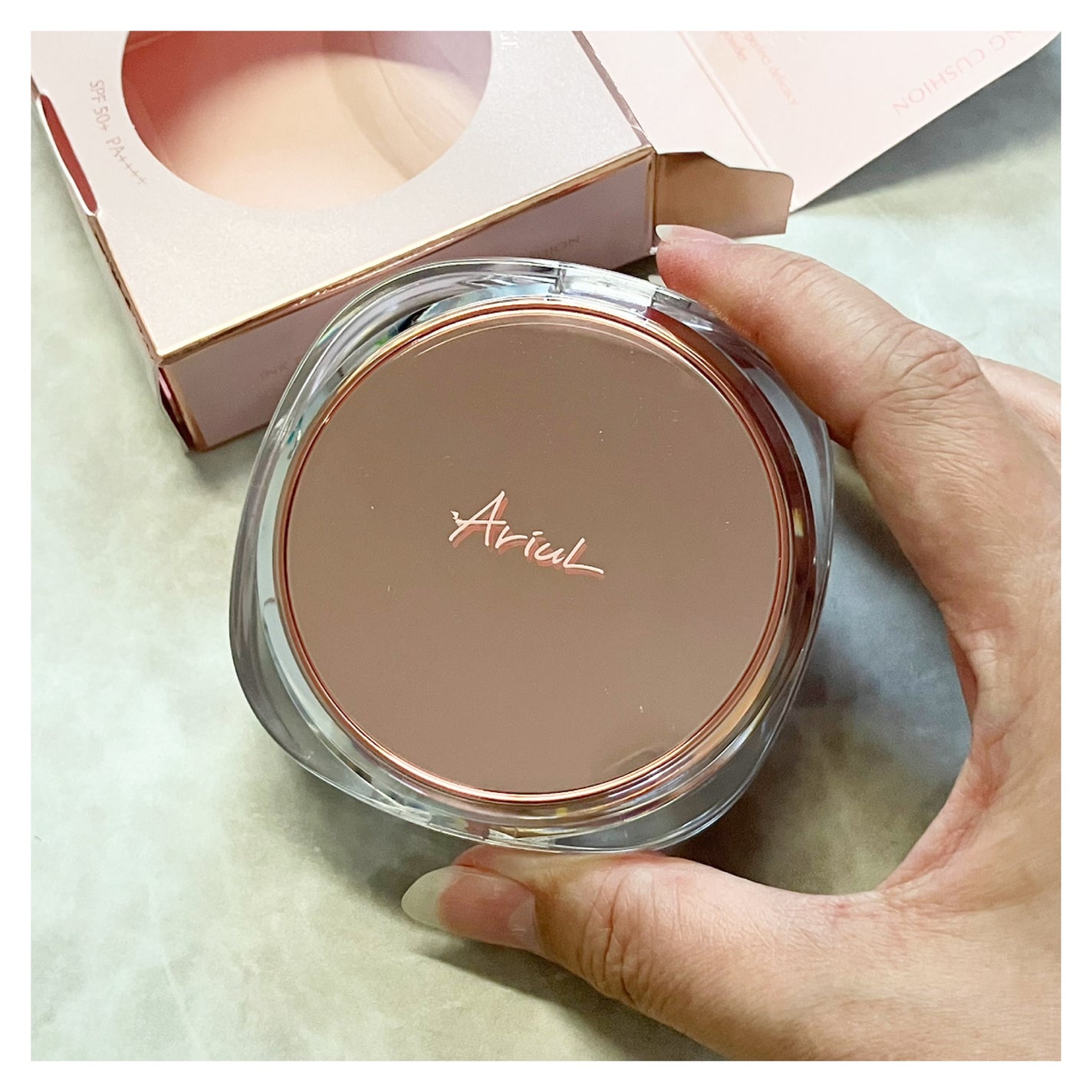 アリウル インクフェザーカバーラスティングクッション/Ariul/クッションファンデーションを使ったクチコミ(1枚目)