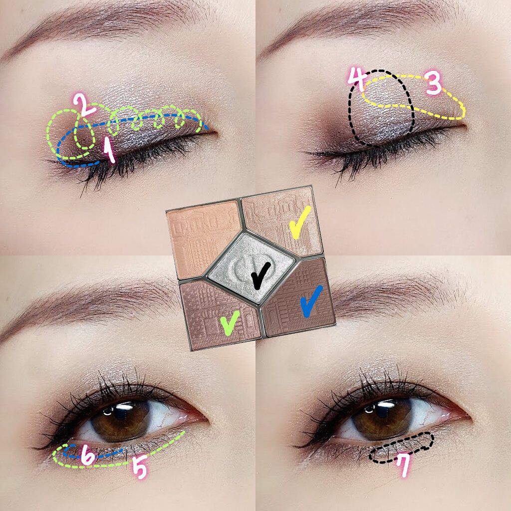 サンク クルール クチュール 〈アトリエ オブ ドリームズ〉 739 ハウス オブ ドリームズ/Dior/アイシャドウパレットを使ったクチコミ（3枚目）