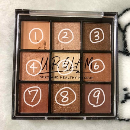 UR GLAM BLOOMING EYE COLOR PALETTE/U R GLAM/アイシャドウパレットを使ったクチコミ(1枚目)
