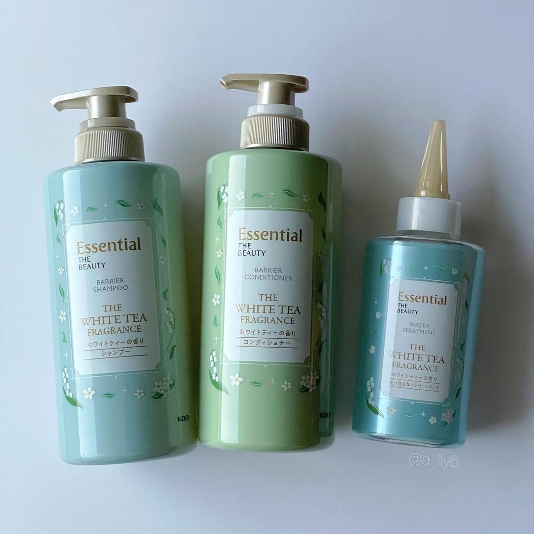 エッセンシャル ザビューティ 髪のキメ美容ウォータートリートメント ホワイトティーの香り/エッセンシャル/アウトバストリートメントを使ったクチコミ(3枚目)