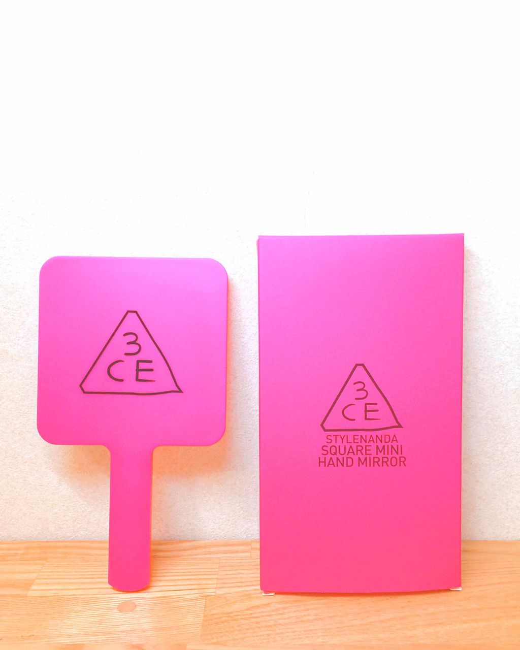 3CE スクエア ミニ ハンドミラー/3CE/その他化粧小物を使ったクチコミ（1枚目）