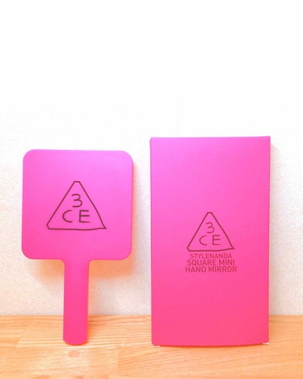 3CE スクエア ミニ ハンドミラー/3CE/その他化粧小物を使ったクチコミ(1枚目)