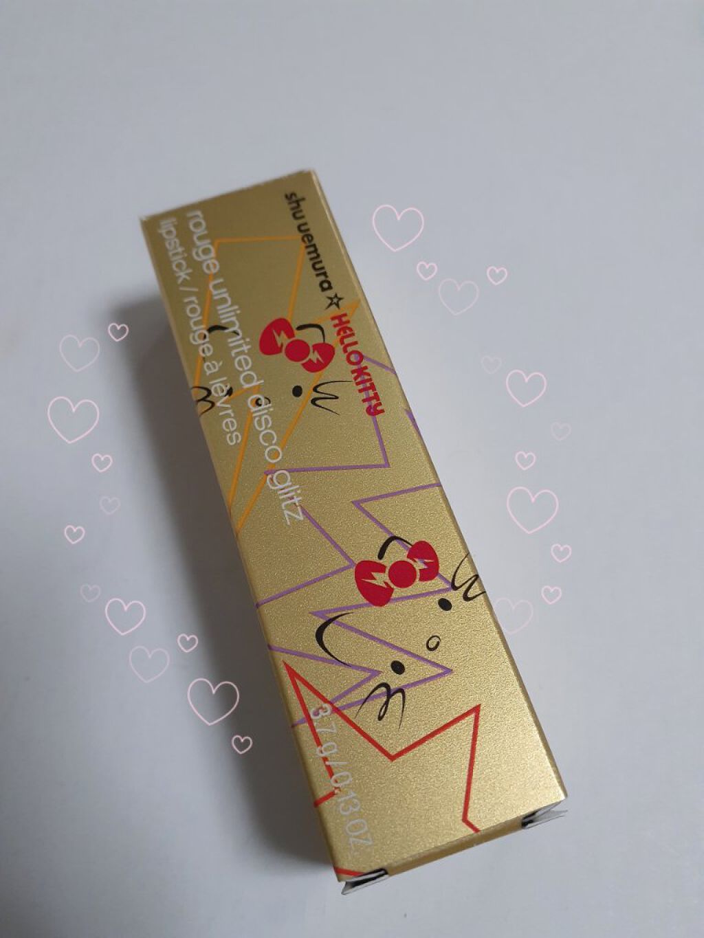 ルージュ アンリミテッド ディスコ グリッツ ルビー スパークラー/shu uemura/口紅を使ったクチコミ（3枚目）