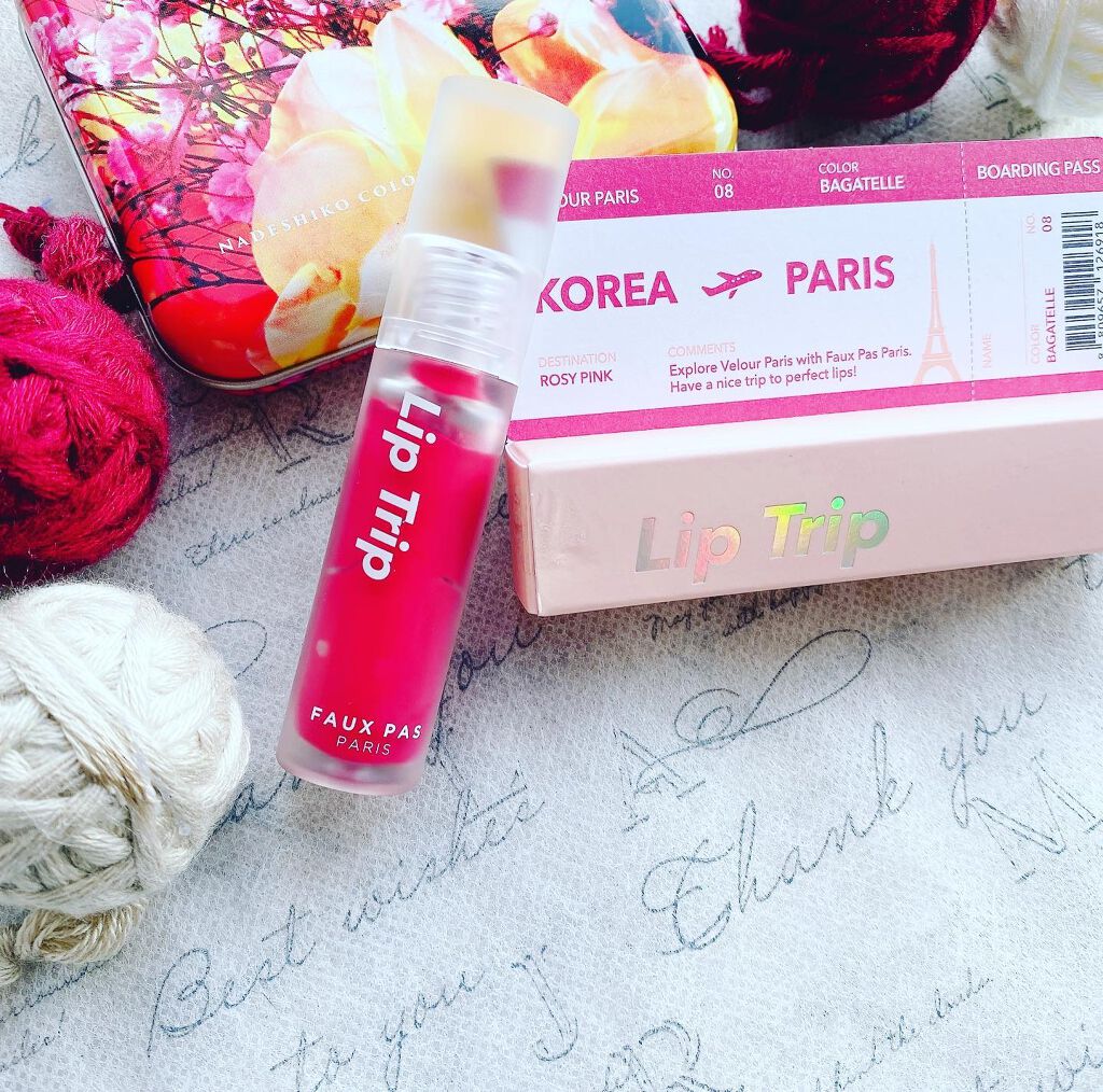 リップトリップベロアパリ/FAUX PAS PARIS/口紅を使ったクチコミ（1枚目）