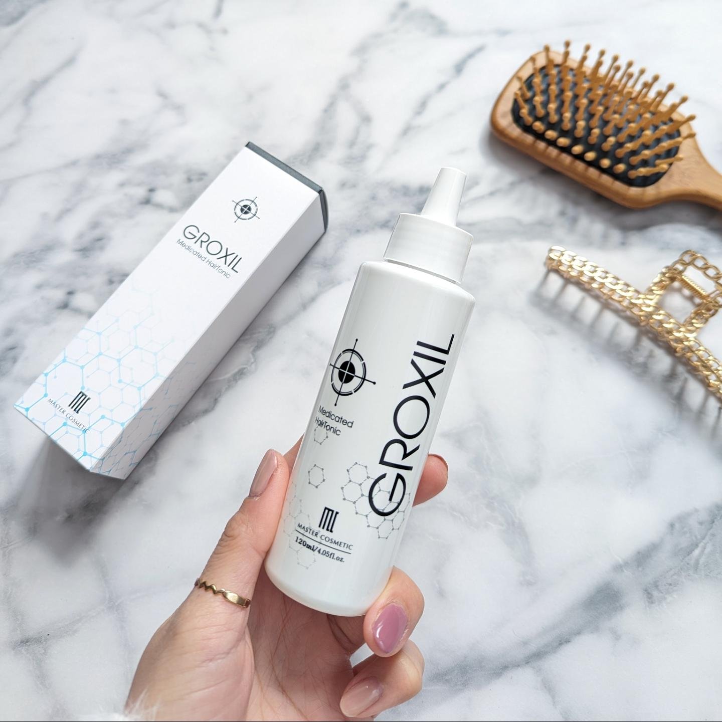 グロキシル ヘアトニック/GROXIL（グロキシル）/頭皮ローションを使ったクチコミ（3枚目）