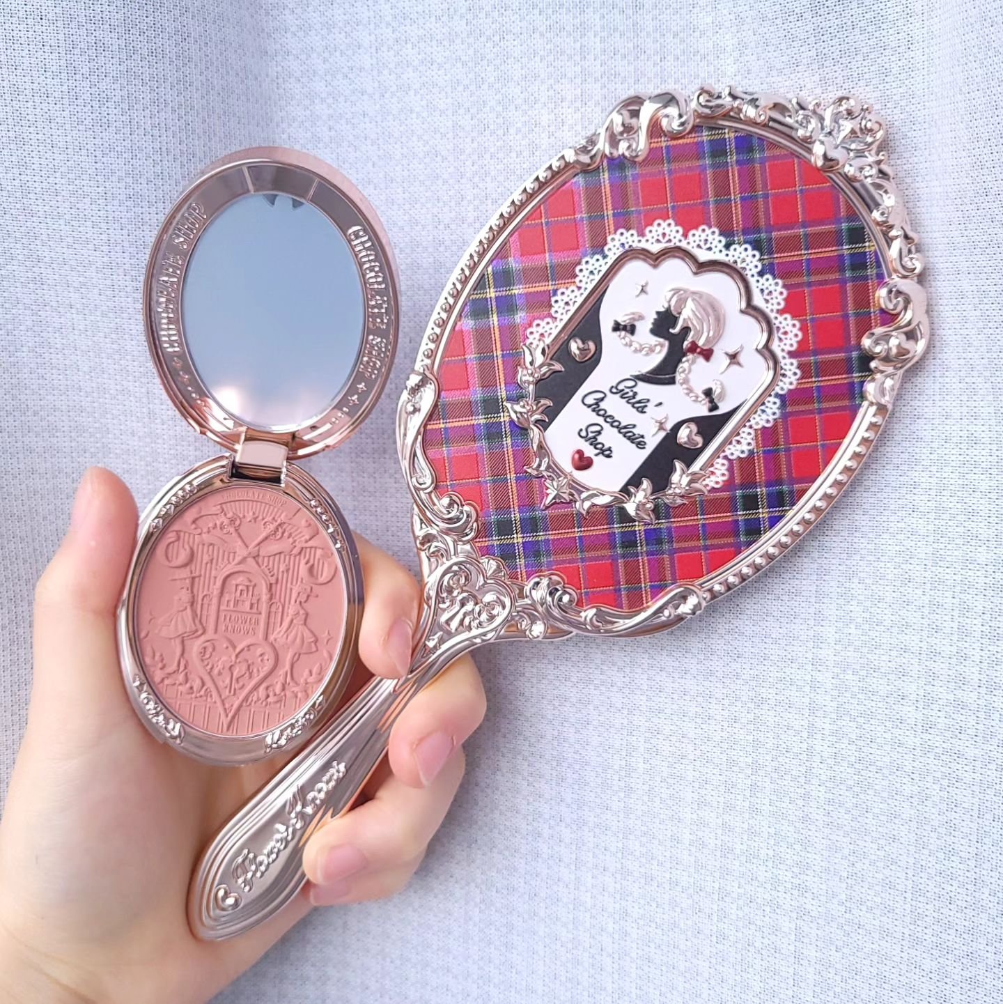 チョコレートシリーズ チークブラッシュ/FlowerKnows/パウダーチークを使ったクチコミ（2枚目）