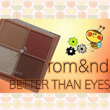 おはようございます☀
本日は、rom&nd(ロムアンド)
BETTER THAN EYES ご紹介第3段✨

M01 ドライアップルブロッサムです🍎

赤味ブラウン×ラメの、秋に使いたくなるパレットです