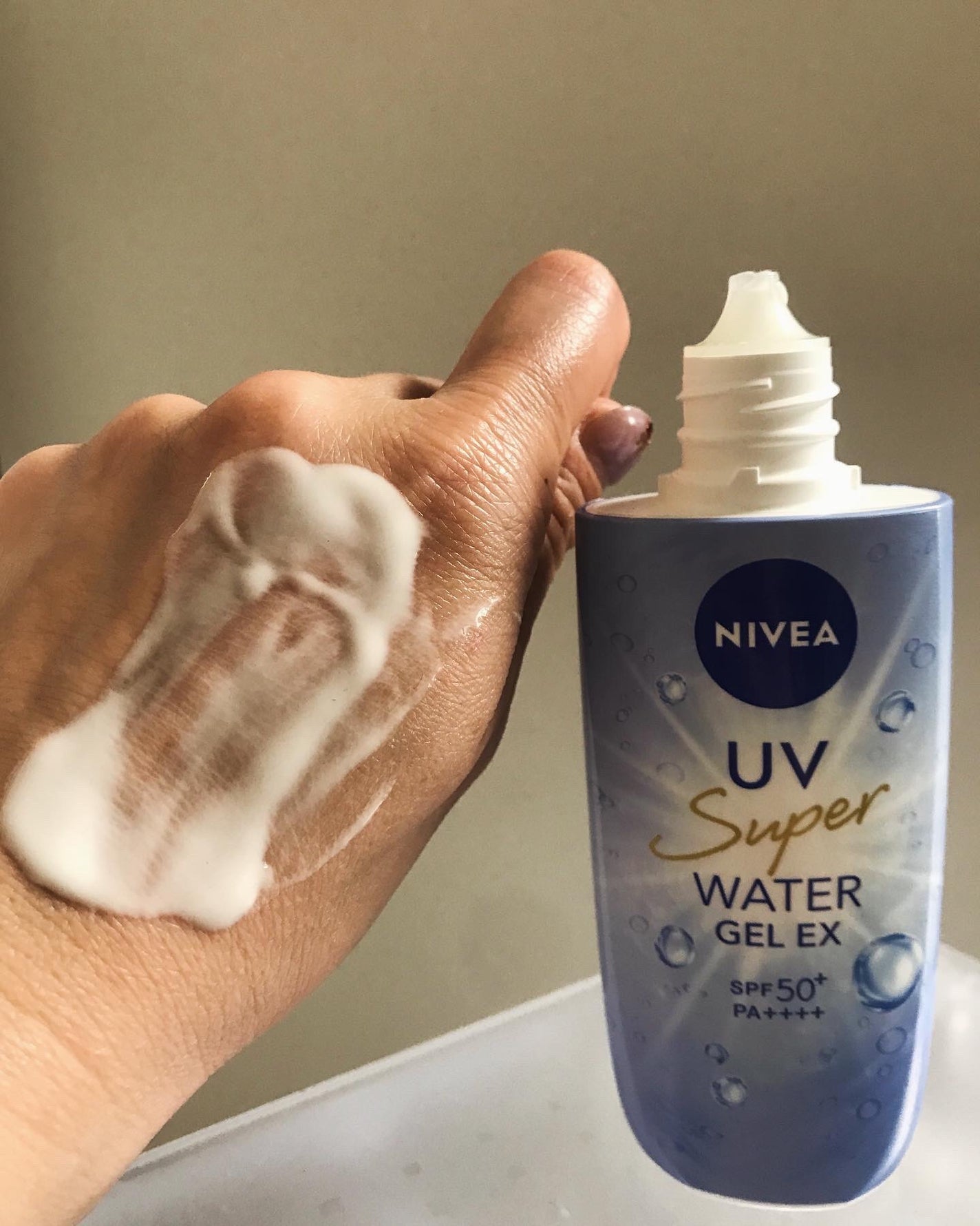 ニベアUV ウォータージェルEX/ニベア/日焼け止めジェルを使ったクチコミ(1枚目)
