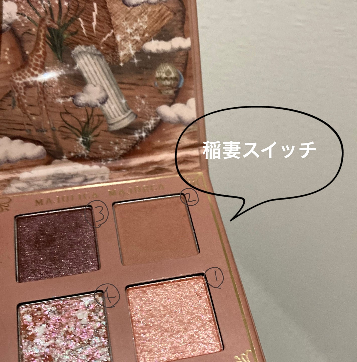 シャドーフラッシュ /MAJOLICA MAJORCA/アイシャドウパレットを使ったクチコミ(2枚目)