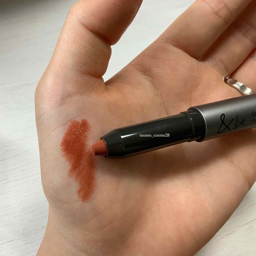 クレヨンリップ/＆be/口紅を使ったクチコミ（2枚目）