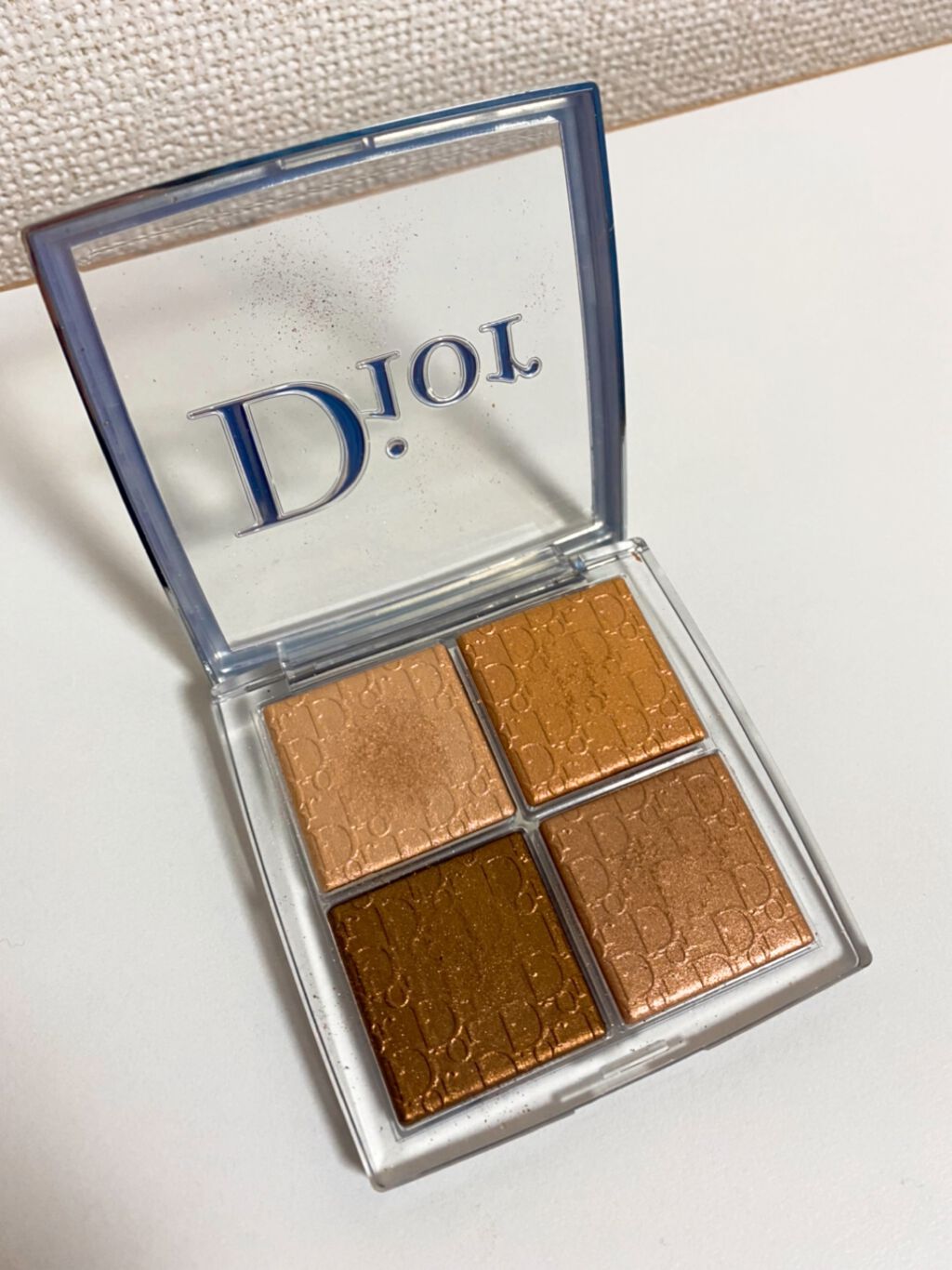 ディオール バックステージ フェイス グロウ パレット/Dior/ハイライトを使ったクチコミ(1枚目)