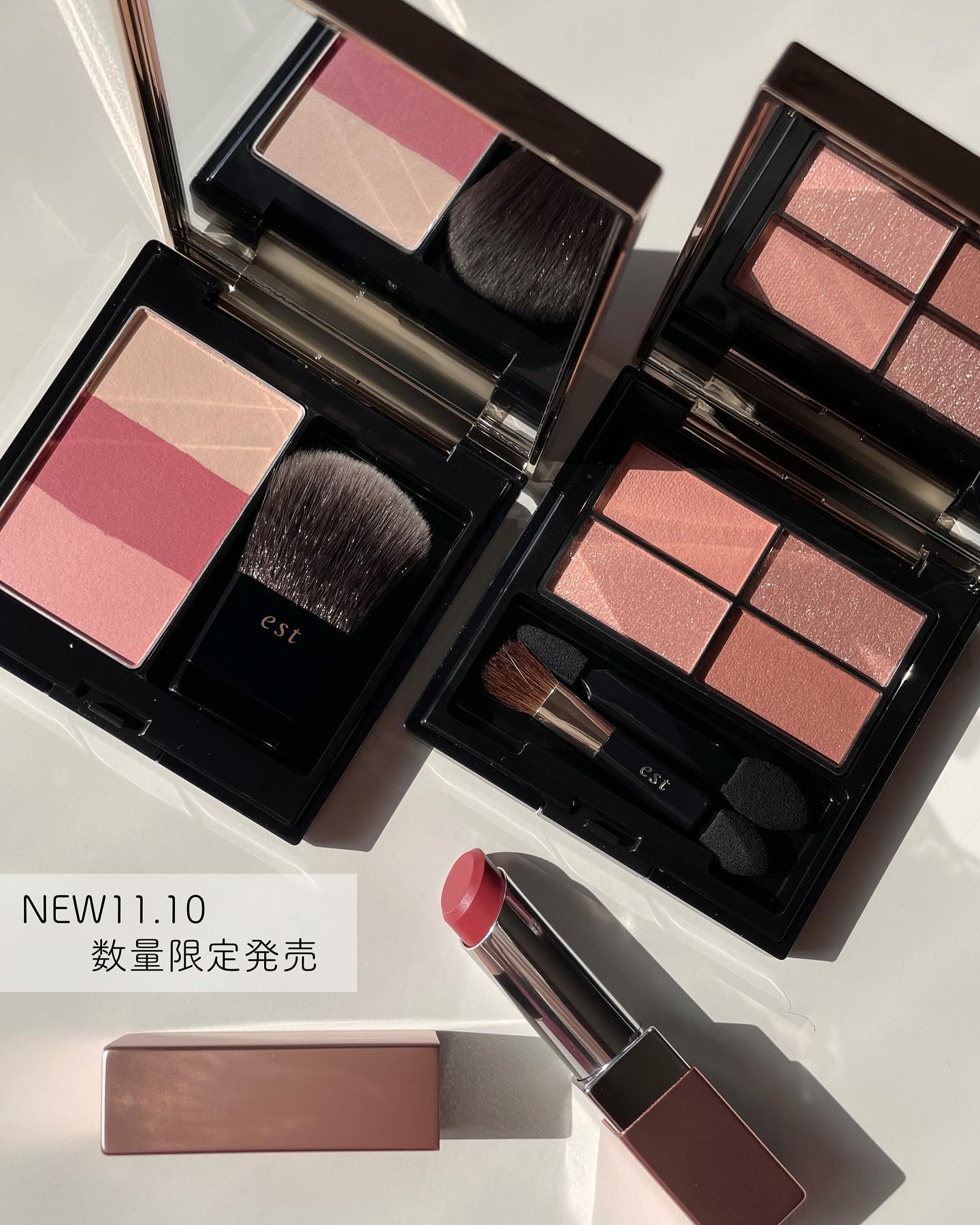 ピュア クラリティ シアー アイシャドウ/est/アイシャドウパレットを使ったクチコミ（2枚目）