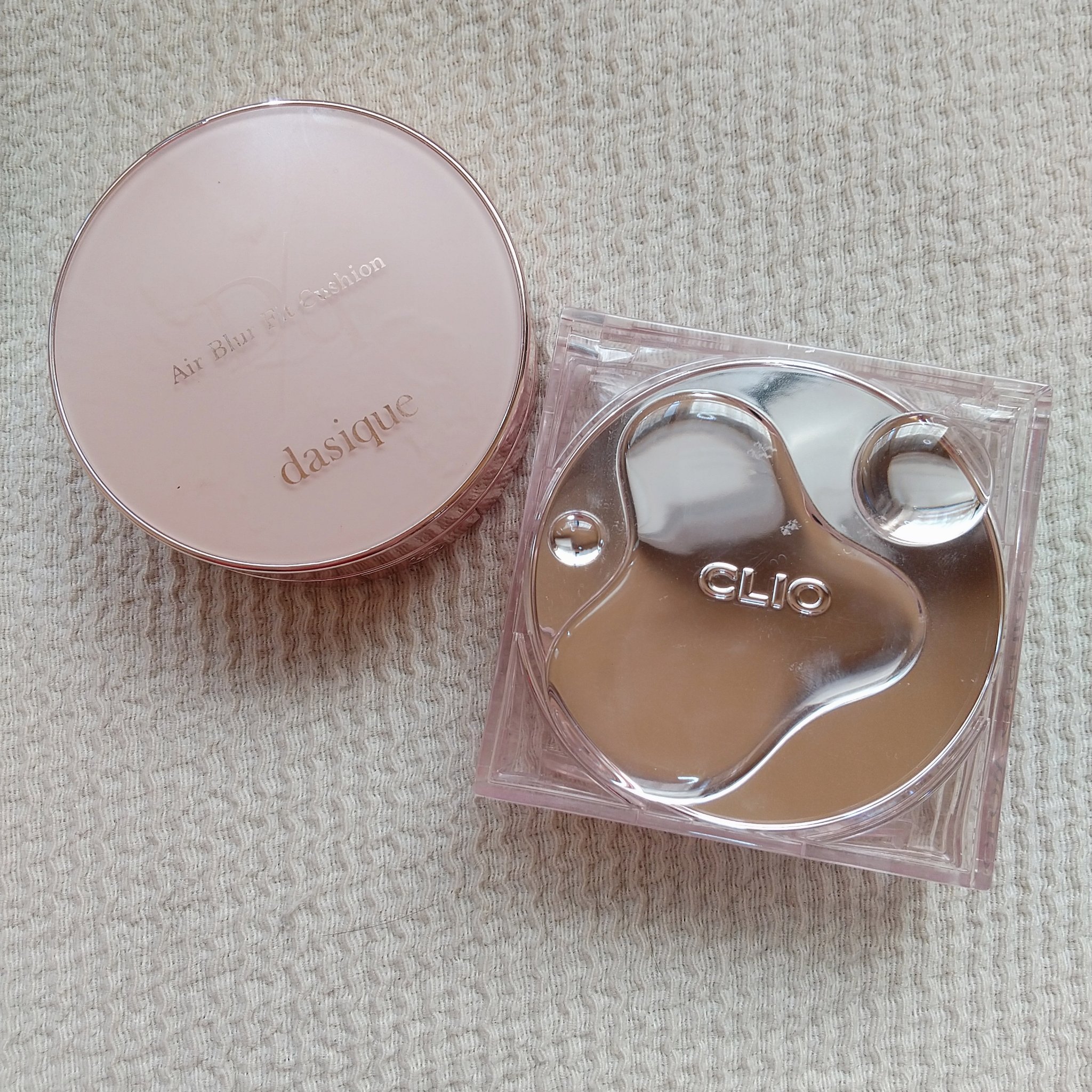 エアーブラーフィットクッション 21N ヌーディベージュ/dasique/クッションファンデーションを使ったクチコミ（1枚目）