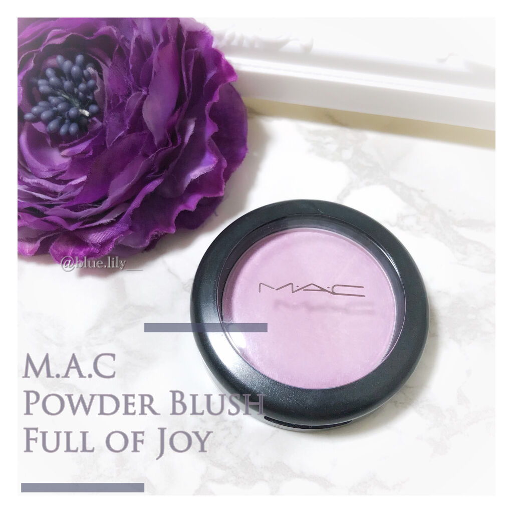 【新品未使用】MAC フルオブジョイ　チーク　ブルベ パウダー ブラッシュ フル オブ ジョイ / M・A・C(マック) | LIPS
