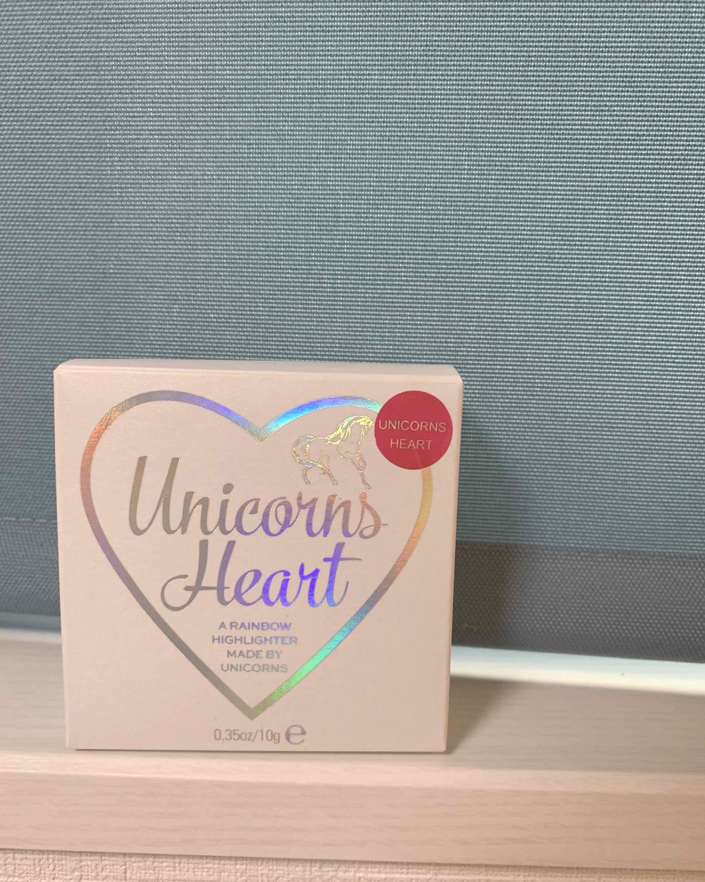 ハートハイライター ユニコーンハート/MAKEUP REVOLUTION/パウダーハイライトを使ったクチコミ(1枚目)