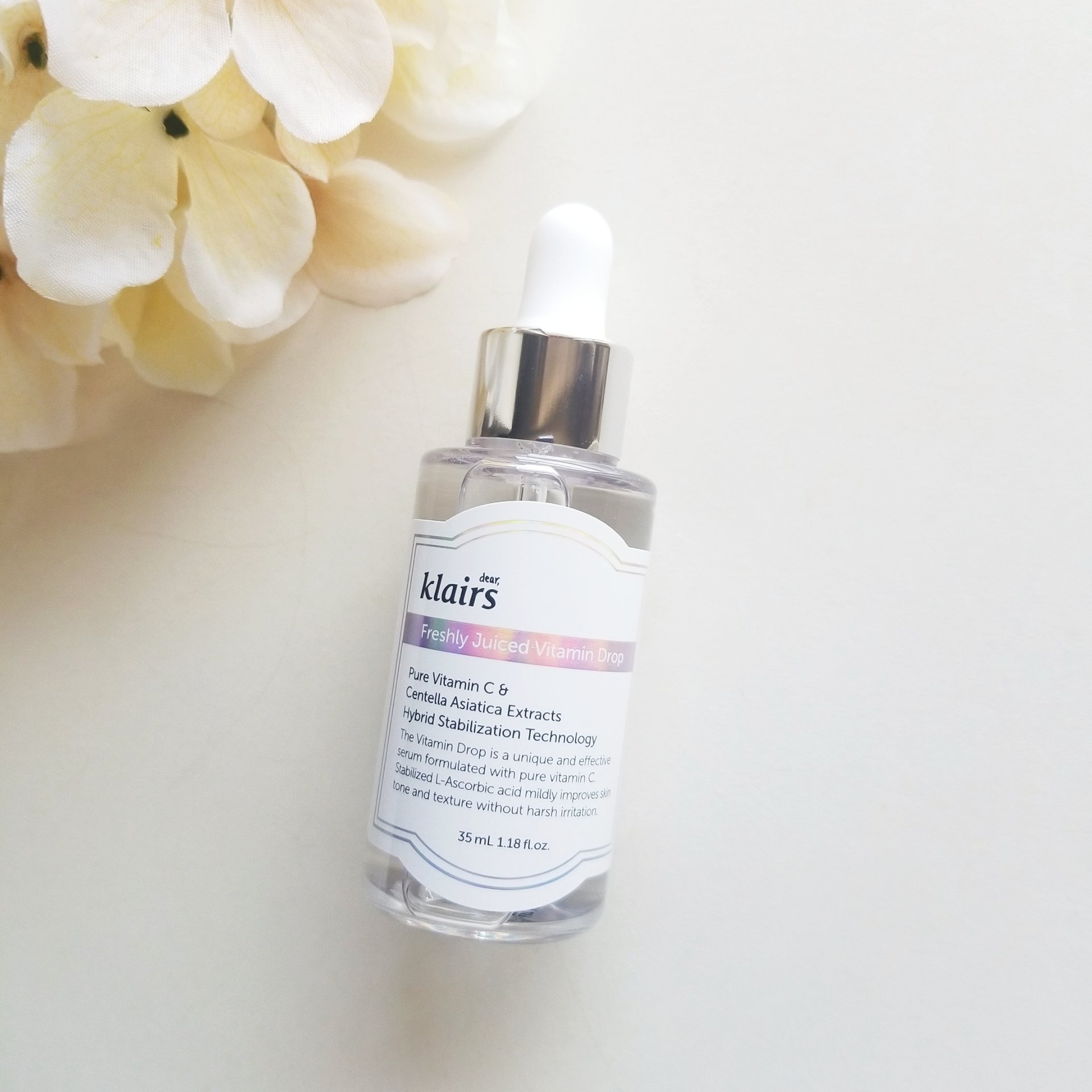 フレッシュリージュースドビタミンドロップ(35ml)/Klairs/美容液を使ったクチコミ（2枚目）