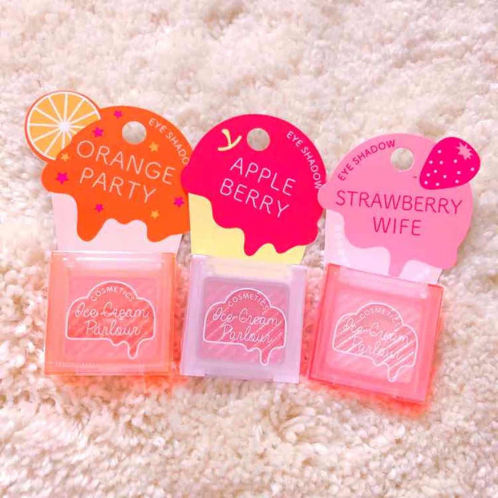 アイシャドウ/アイスクリームパーラー コスメティクス/単色アイシャドウを使ったクチコミ（1枚目）