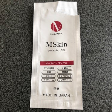 the Moist GEL/MSkin/オールインワン化粧品を使ったクチコミ（1枚目）