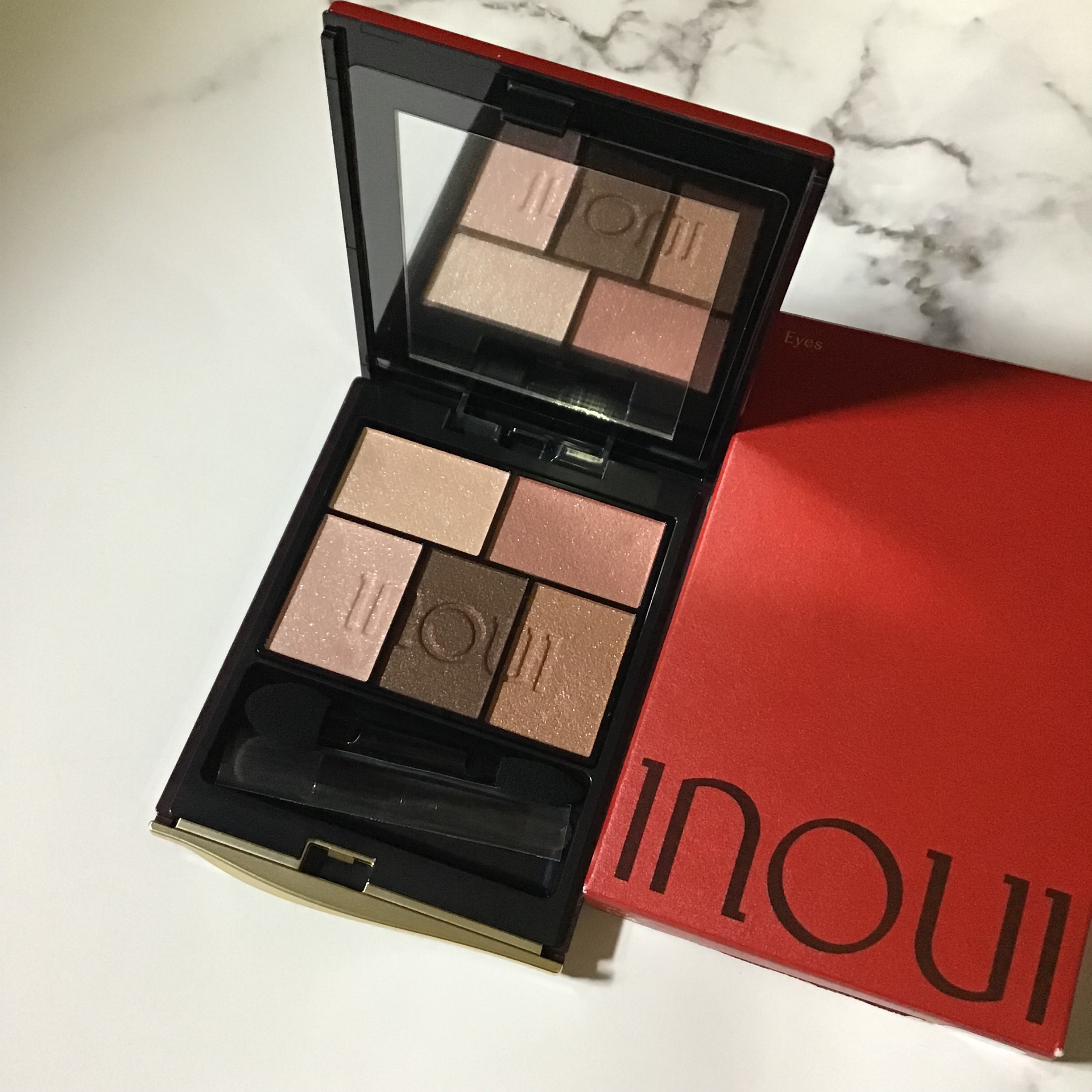 インウイ アイズ 04 モーヴブラウン/INOUI/アイシャドウパレットを使ったクチコミ（1枚目）