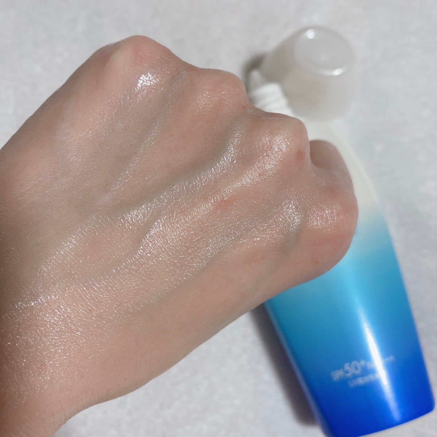 スキンアクア スーパーモイスチャージェル/スキンアクア/日焼け止めジェルを使ったクチコミ(3枚目)