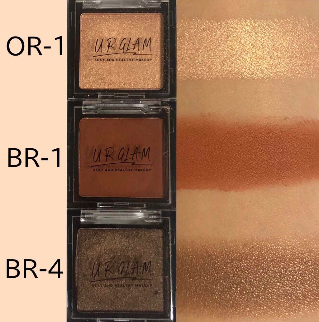 UR GLAM　POWDER EYESHADOW/U R GLAM/単色アイシャドウを使ったクチコミ（3枚目）