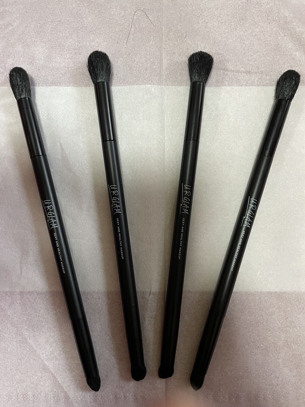 UR GLAM　DUO EYESHADOW BRUSH A（デュオアイシャドウブラシA）/U R GLAM/メイクブラシを使ったクチコミ（1枚目）