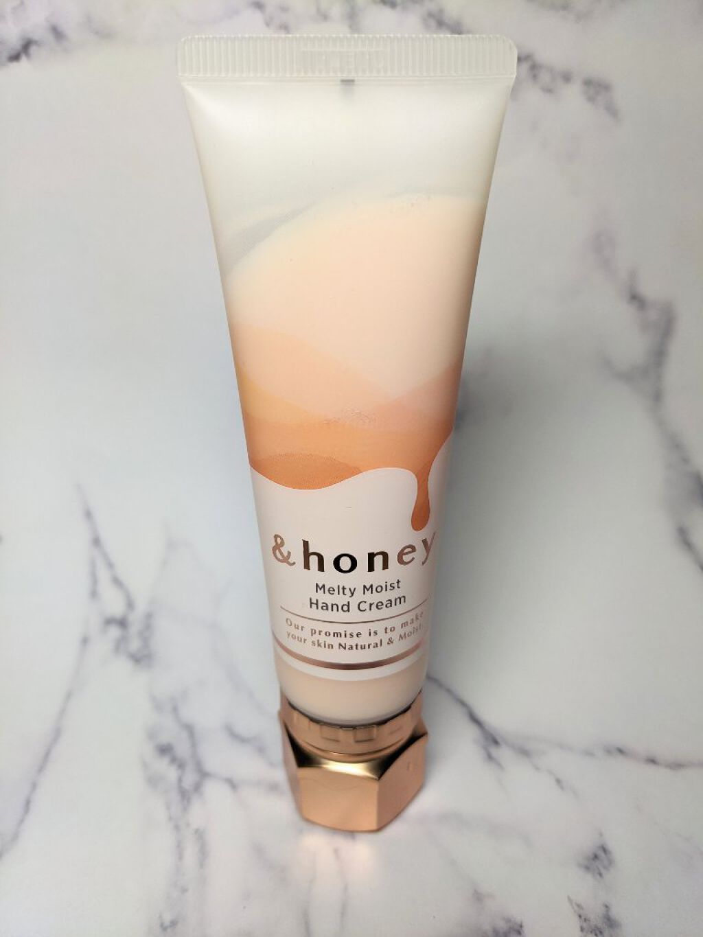 アンドハニー　メルティモイスト ハンドクリーム/&honey/ハンドクリームを使ったクチコミ（1枚目）