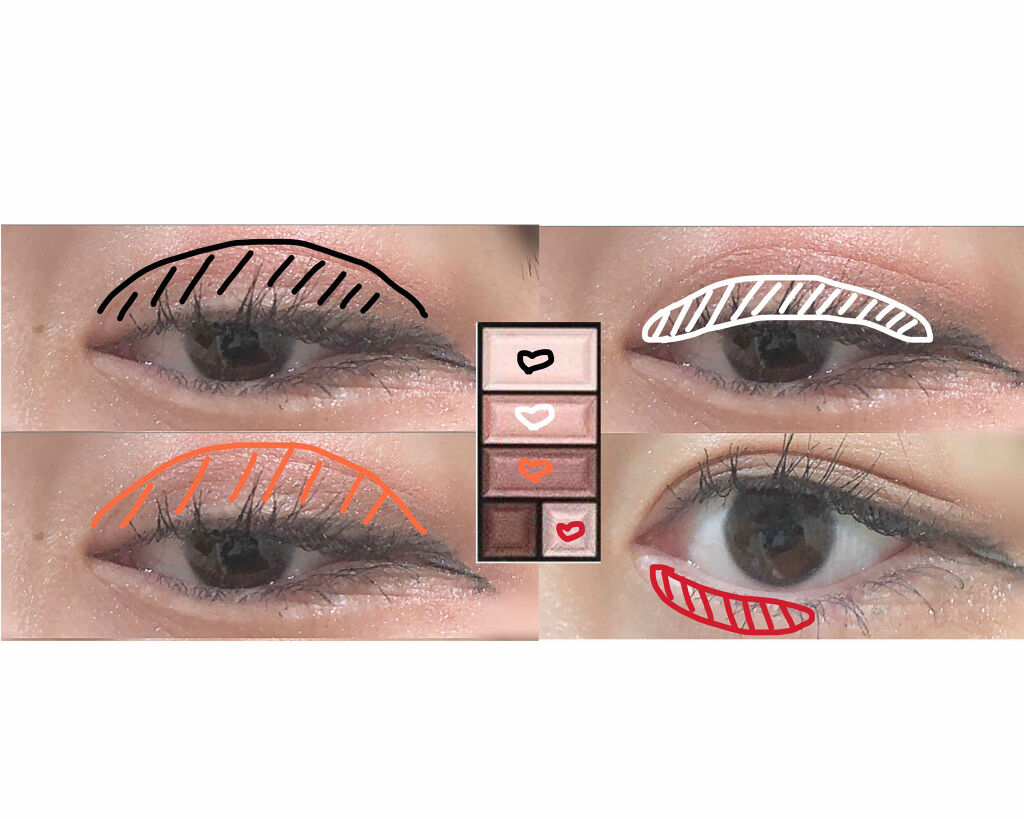 ショコラスウィート アイズ/リンメル ロンドン/アイシャドウパレットを使ったクチコミ（2枚目）