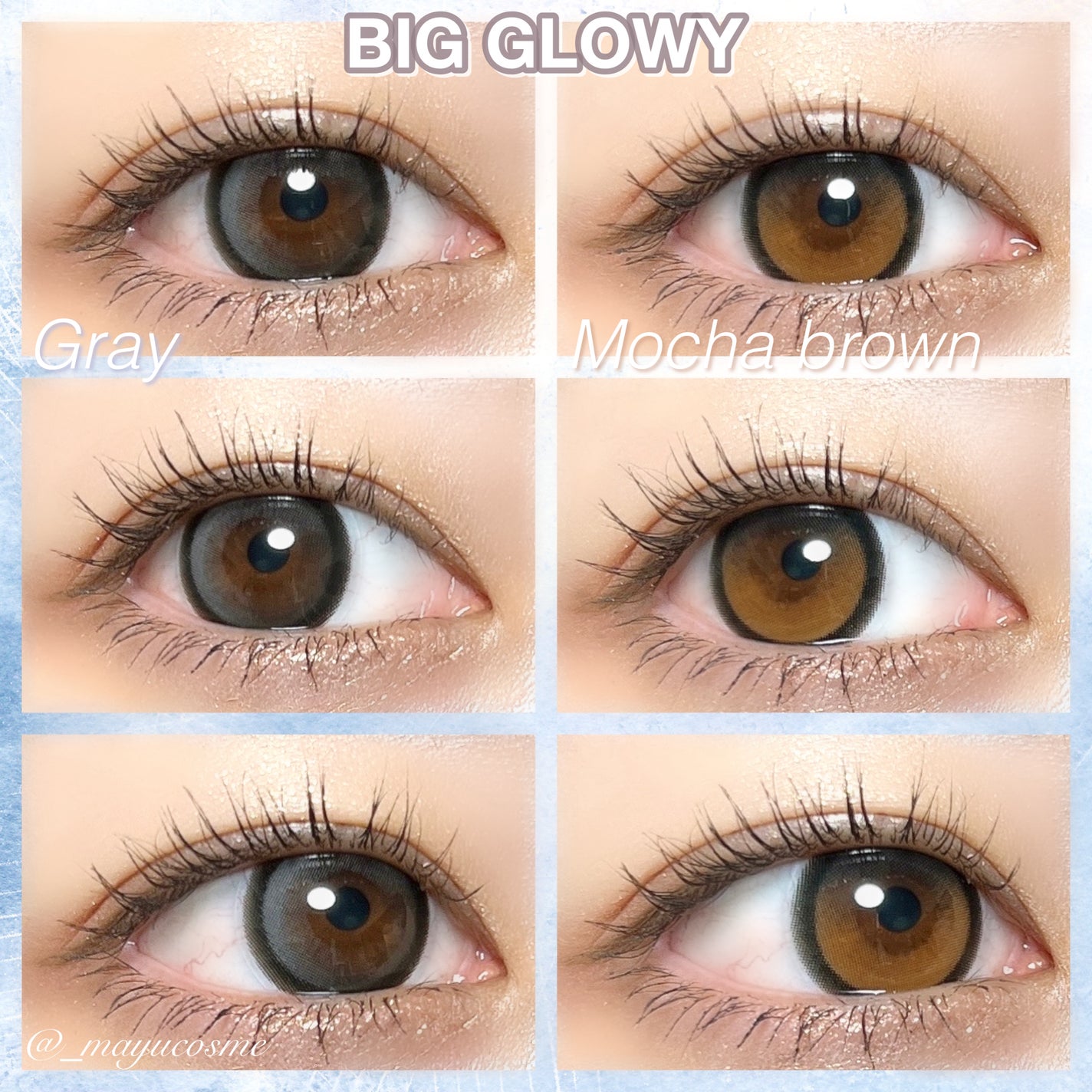 Eyelighter Glowy 1Month/OLENS/カラーコンタクトレンズを使ったクチコミ(3枚目)