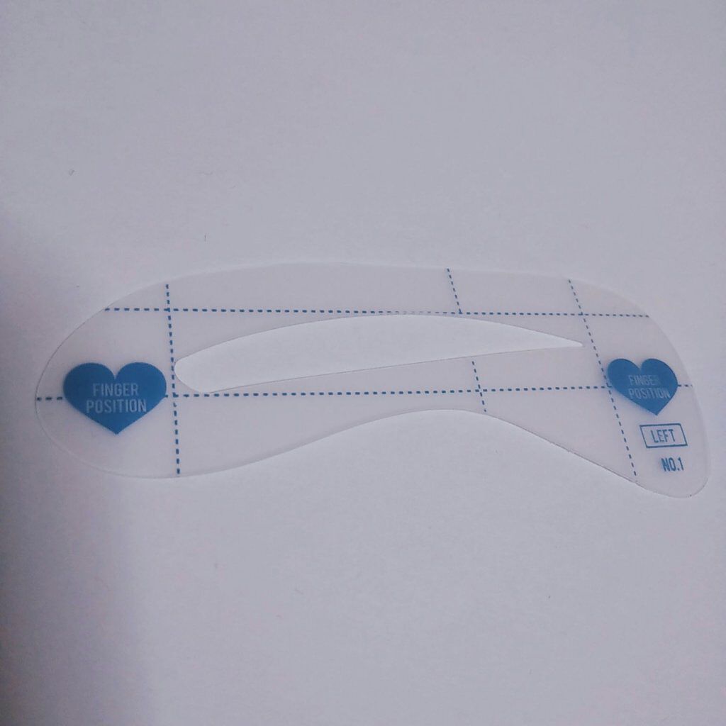 アイブロウテンプレート/セリア/その他アイブロウを使ったクチコミ（2枚目）